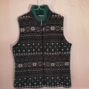 Alia Ladies Faux Fur Lined Full Zip Fleece Vest